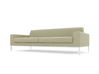 Image showing Sofa over white background