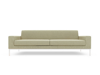 Image showing Sofa over white background