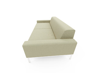 Image showing Sofa over white background