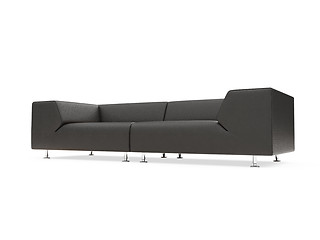 Image showing Sofa over white background