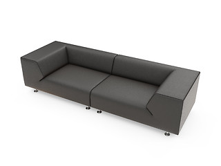 Image showing Sofa over white background