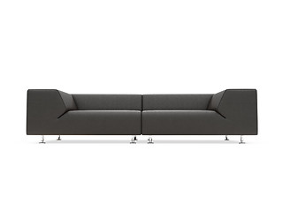 Image showing Sofa over white background