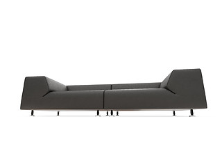 Image showing Sofa over white background