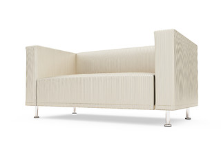 Image showing Sofa over white background