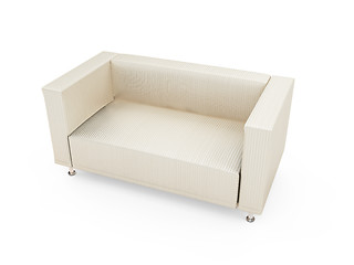 Image showing Sofa over white background