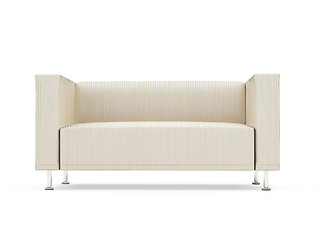 Image showing Sofa over white background