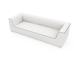 Image showing Sofa over white background