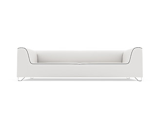 Image showing Sofa over white background