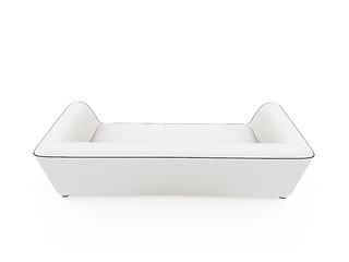 Image showing Sofa over white background