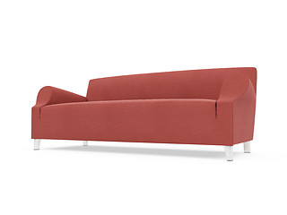 Image showing Sofa over white background