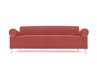 Image showing Sofa over white background