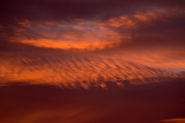 Image showing red cloud