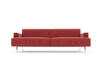 Image showing Sofa over white background