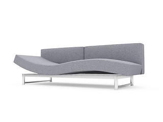 Image showing Sofa over white background