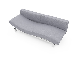 Image showing Sofa over white background