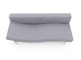 Image showing Sofa over white background