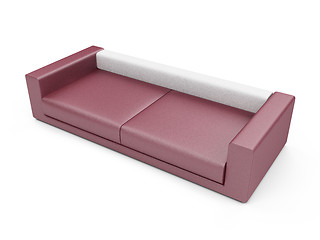 Image showing Sofa over white background