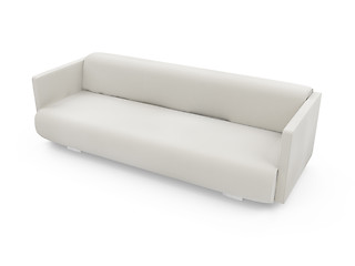 Image showing Sofa over white background