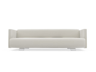 Image showing Sofa over white background