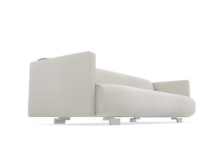 Image showing Sofa over white background