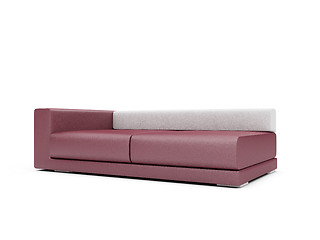 Image showing Sofa over white background