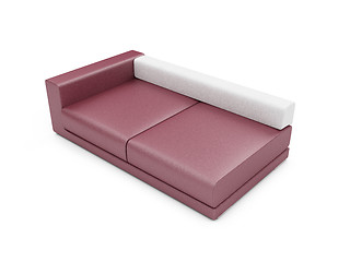 Image showing Sofa over white background