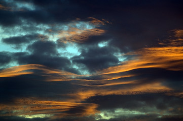 Image showing red cloud