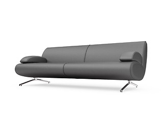 Image showing Sofa over white background