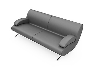 Image showing Sofa over white background