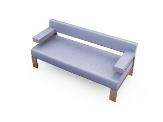 Image showing Sofa over white background