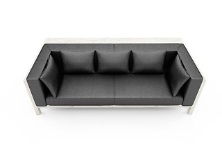 Image showing Sofa over white background