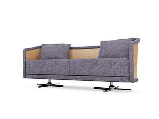 Image showing Sofa over white background