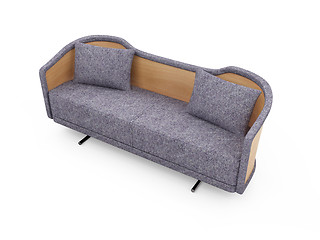 Image showing Sofa over white background