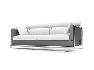 Image showing Sofa over white background