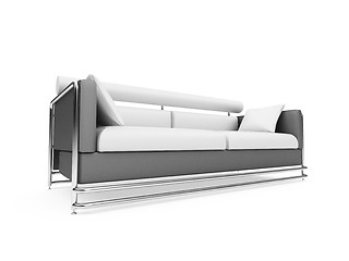 Image showing Sofa over white background