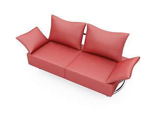 Image showing Sofa over white background