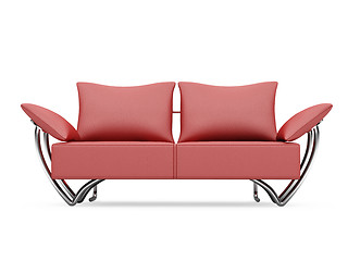 Image showing Sofa over white background