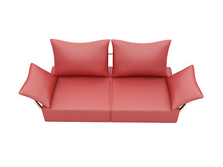 Image showing Sofa over white background