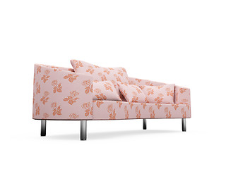 Image showing Sofa over white background