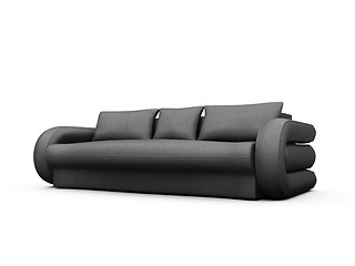 Image showing Sofa over white background