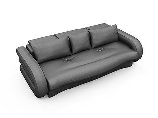 Image showing Sofa over white background