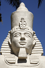 Image showing replica statue of ramses II