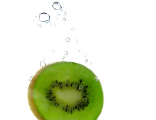 Image showing Splash kiwi