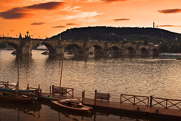 Image showing Charles Bridge from Prague