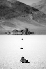 Image showing dry lakebed landscape