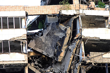 Image showing Collapsed building