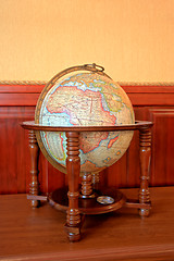 Image showing Old style globe