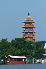 Image showing The Chee Chin Khor pagoda in Bangkok
