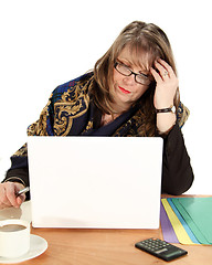 Image showing Frustrated Businesswoman