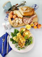 Image showing Rolled Omelette